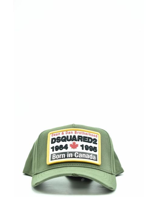 DSquared² Green Hats for men