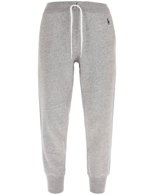 Polo Ralph Lauren Cotton Sweatpants With Embroidered Logo in Grey (Grey ...