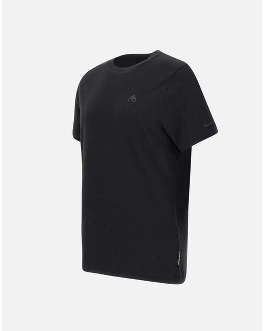 Moose Knuckles Black T-Shirts And Polos for men