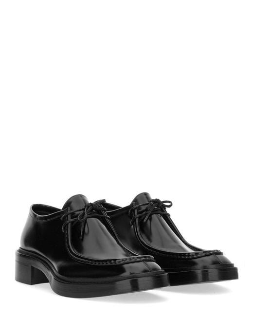 Saint Laurent Black "Harvey" Derby Loafer for men