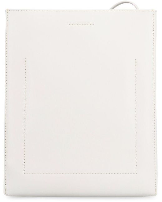 Calvin Klein White Leather Crossbody Bag