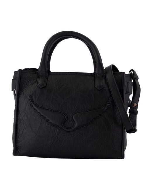 Zadig & Voltaire Black Angel Xs Shopper Bag