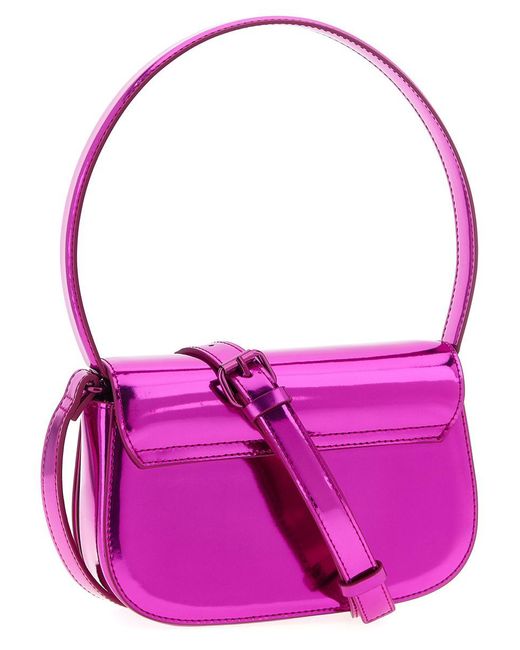 DIESEL Purple 1Dr Shoulder Bags Fuchsia