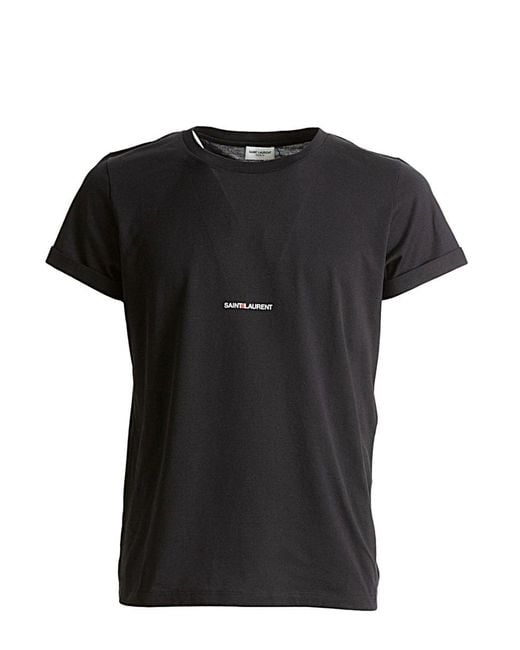 Saint Laurent Black T-Shirts & Vests for men