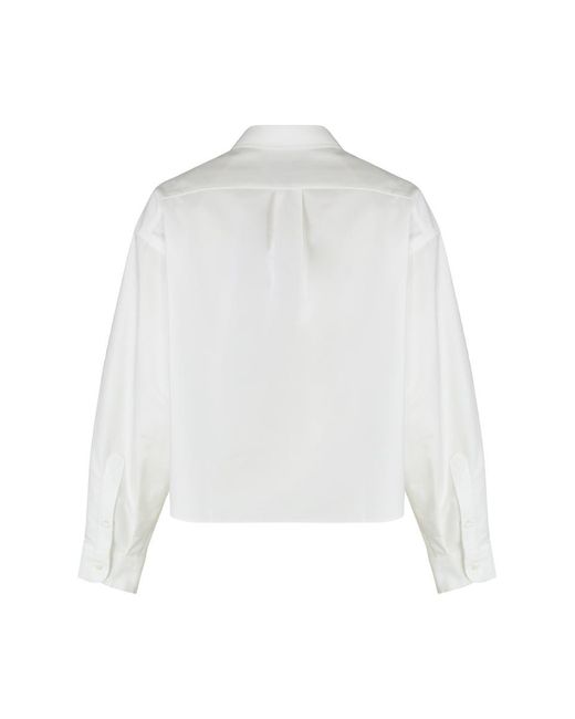 A.P.C. White Sophia Cotton Shirt