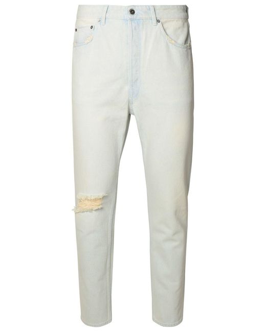 Golden Goose Deluxe Brand Gray Light Cotton Jeans for men