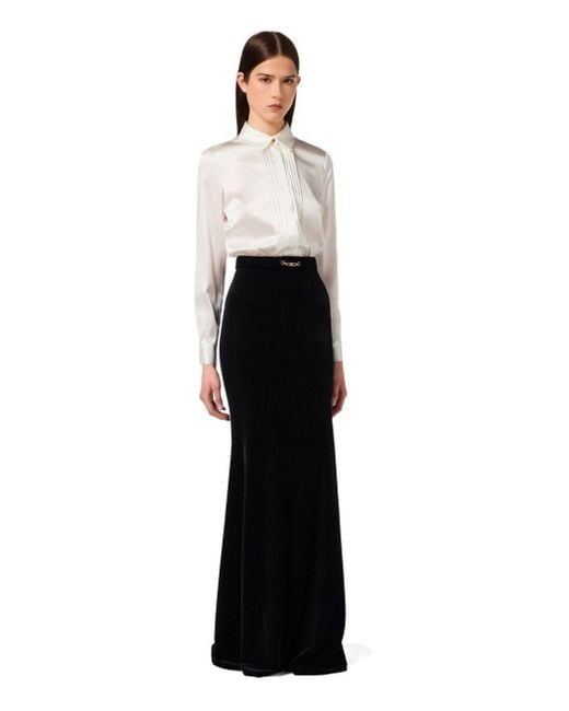 Elisabetta Franchi Black Carpet Ivory And Dress