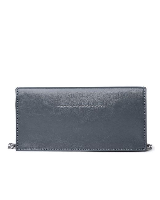MM6 by Maison Martin Margiela Gray Walletwith Chain
