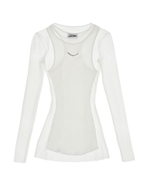 Jean Paul Gaultier White "Petit Grand Top