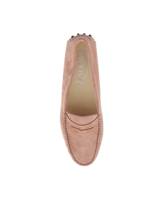 Tod's Pink Gommino Loafers