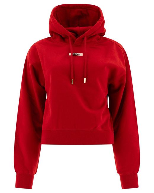 Jacquemus Red "Grosgrain" Sweatshirt