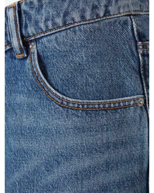 Alexander Wang Blue Asymmetrical Mini Skirt