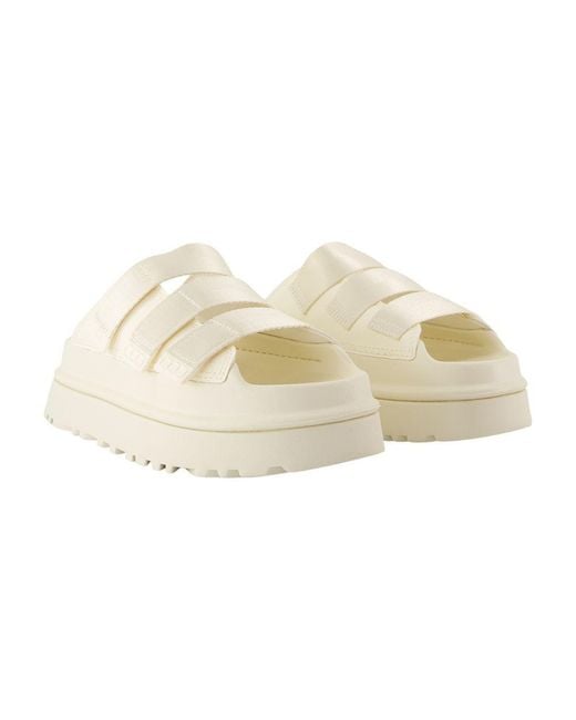 Ugg White Mules W Goldenglow