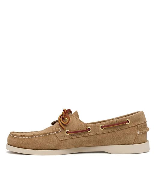 Sebago Brown Portland Artisan Shoes