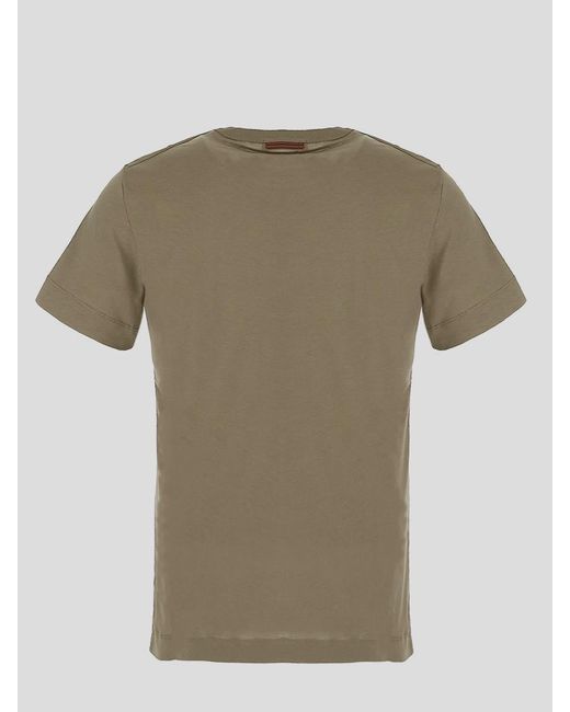 Zegna Green T-Shirts And Polos for men