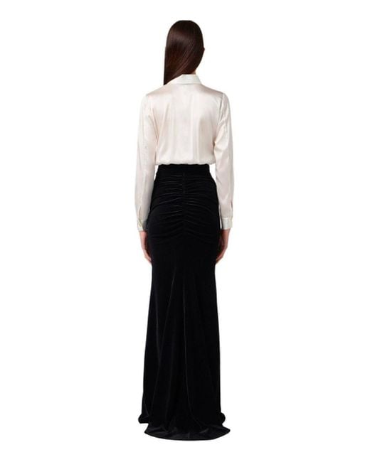 Elisabetta Franchi Black Carpet Ivory And Dress