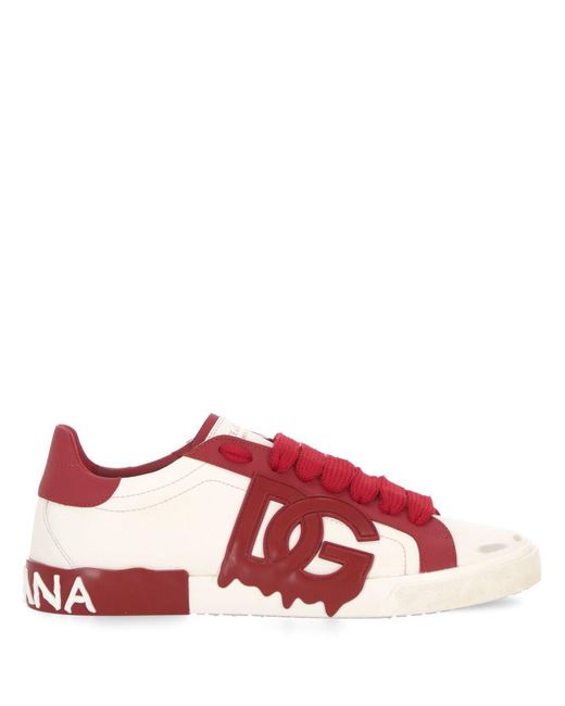 Dolce & Gabbana Red Sneakers for men