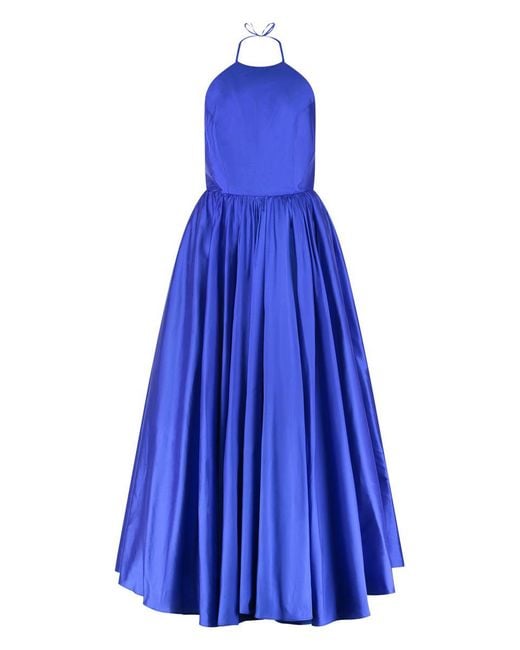 The New Arrivals Ilkyaz Ozel Blue Silk Gown