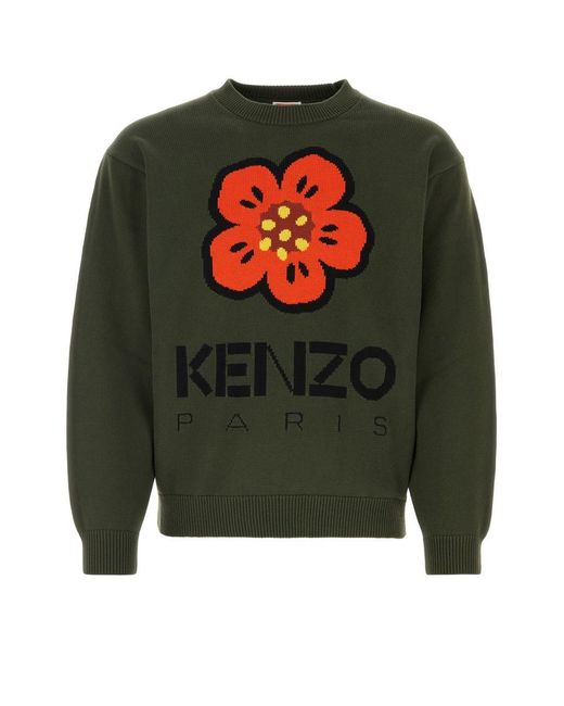 KENZO Green Sweaters for men