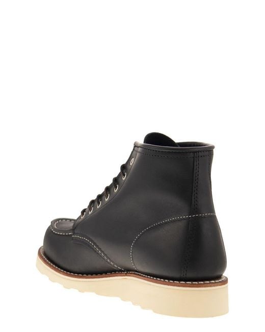 Red Wing Black Classic Moc
