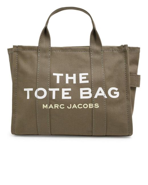 Marc Jacobs Brown Small Cotton Tote Bag