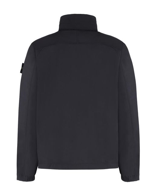 Stone Island Black Tech Fabric Jacket For
