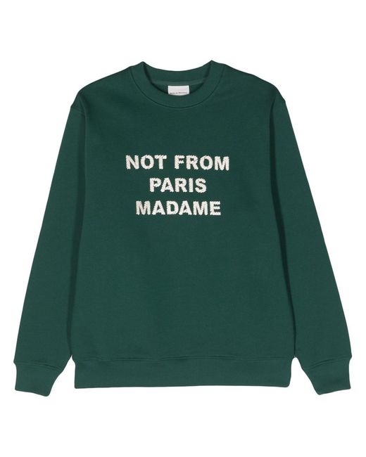 Drole de Monsieur Green Le Sweatshirt Slogan for men