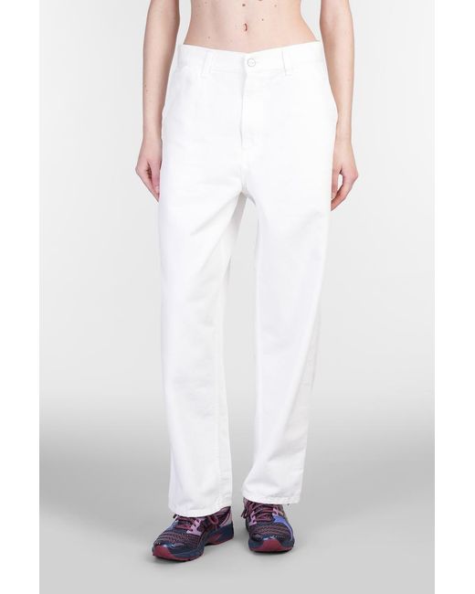 Carhartt White Brandon Single Knee Pants