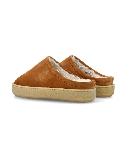 Isabel Marant Brown Fozee Suede Mules