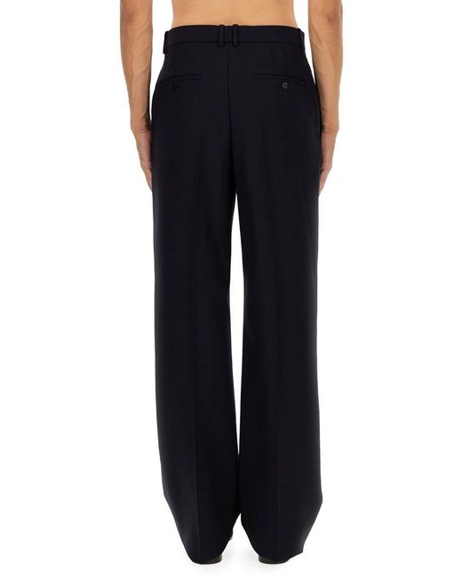 Saint Laurent Blue High Waist Pants for men