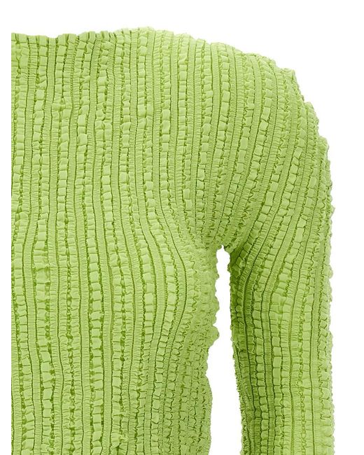 Issey Miyake Green 'Jellyfish Pleats' Sweater