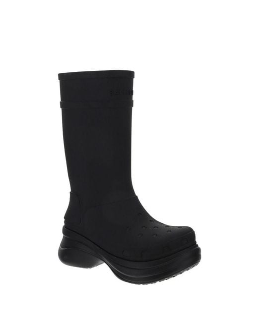 Balenciaga Black Boots for men