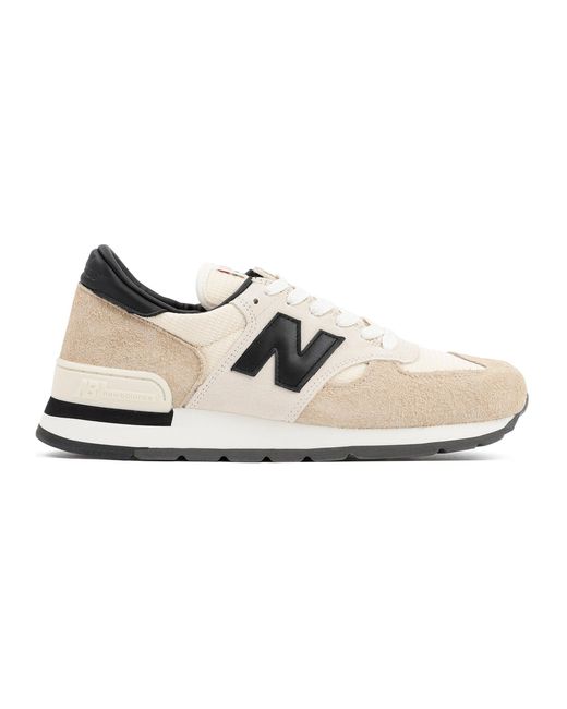 New Balance Leather M990 Ad1 Sneakers Shoes in Brown for Men | Lyst