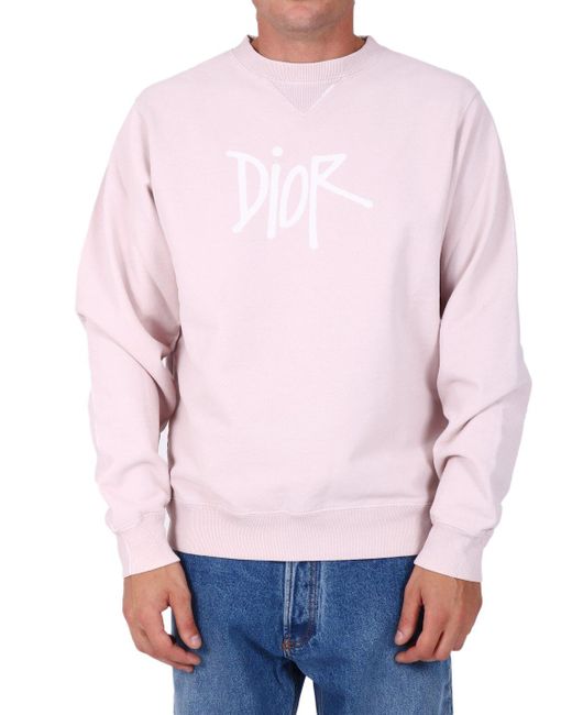 Dior Sweatshirt Dior And Shawn Pink for men