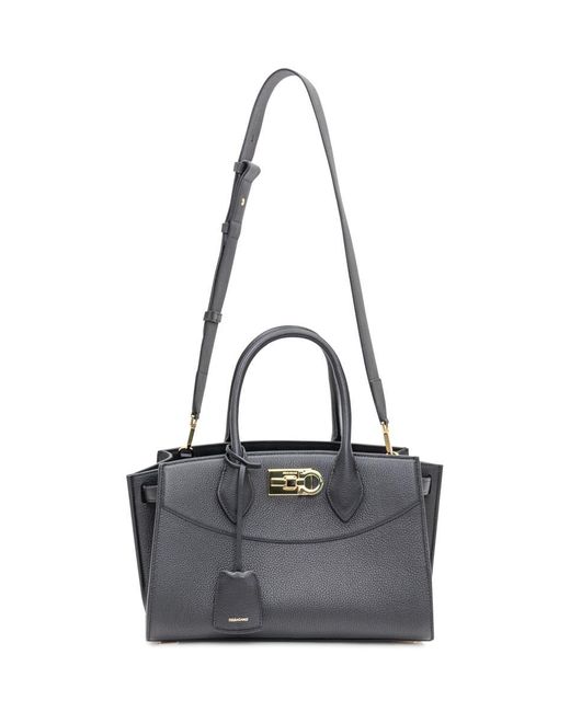 Ferragamo Gray Ferragamo Bag