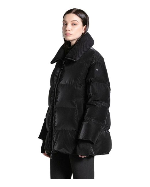 DUNO Glossy Black Down Jacket