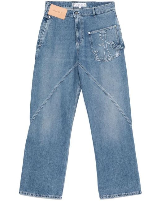 J.W. Anderson Blue Light Relaxed Fit Jeans for men