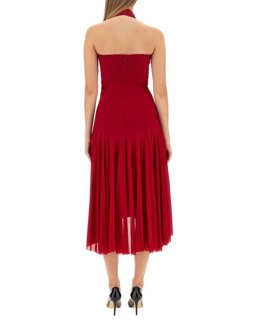 Philosophy Di Lorenzo Serafini Red Tulle Dress