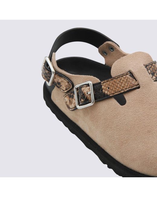 Birkenstock Natural Tokio Flats