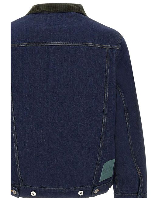 Drole de Monsieur "la Veste Jean Brut" Jacket in Blue for Men | Lyst Canada