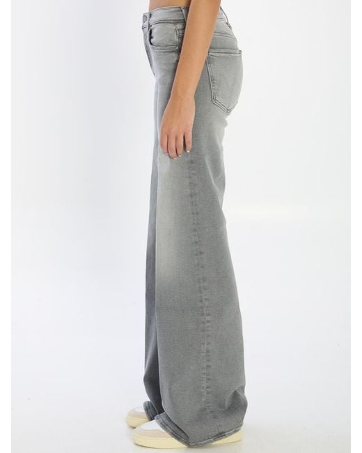 Mother Gray The Twister Heel Denim Jeans