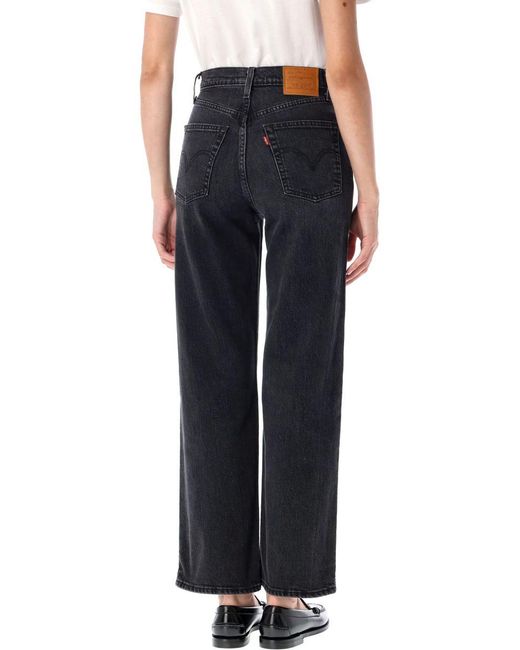Levi's Black Ribcage Ankle Jeans