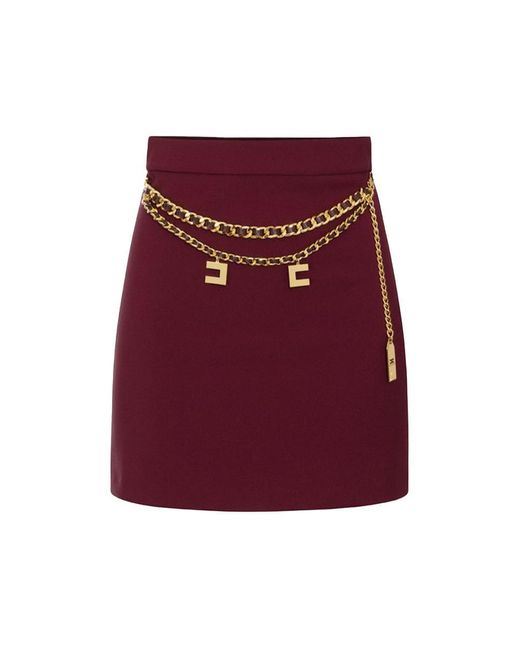Elisabetta Franchi Red Skirts