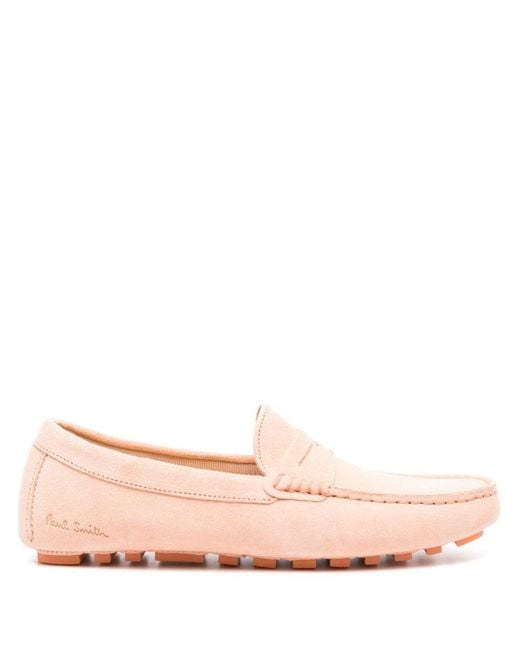 Paul Smith Pink Suede Loafers