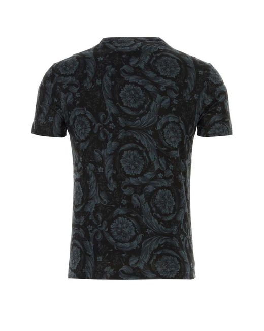 Versace Black 'barocco' Underwear T-shirt for men