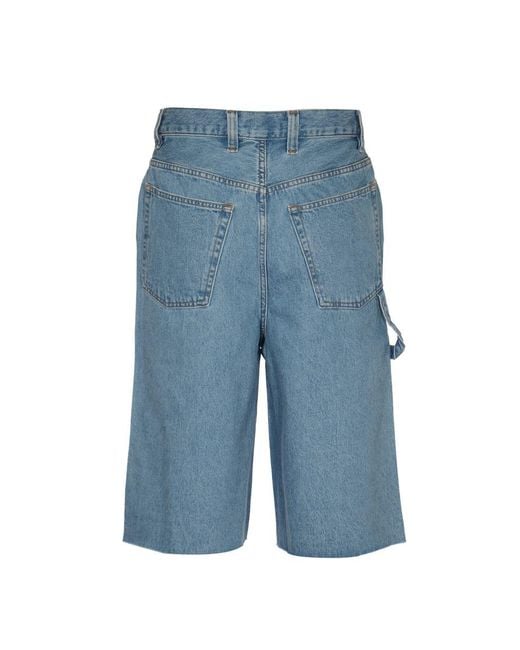 A.P.C. Blue Shorts for men