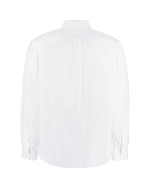 KENZO Boke Flower Crest Casual Shirt Ls White for men