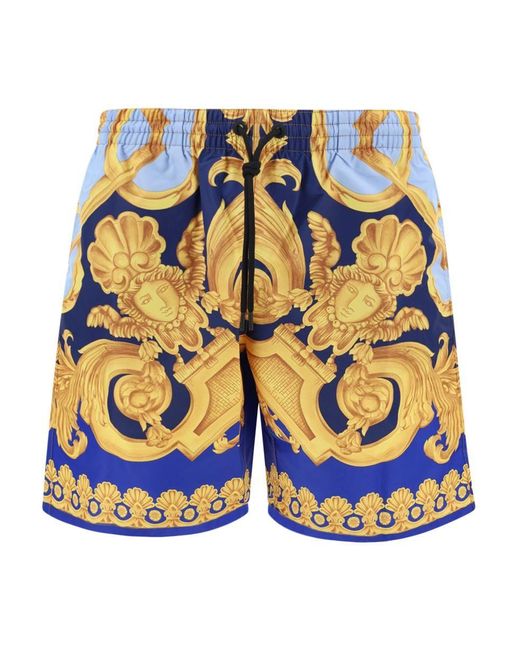 Versace Swimwear in Blue for Men | Lyst