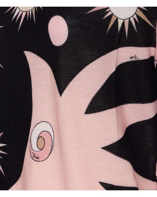 Emilio Pucci Pink Emilio Star Print T-Shirt