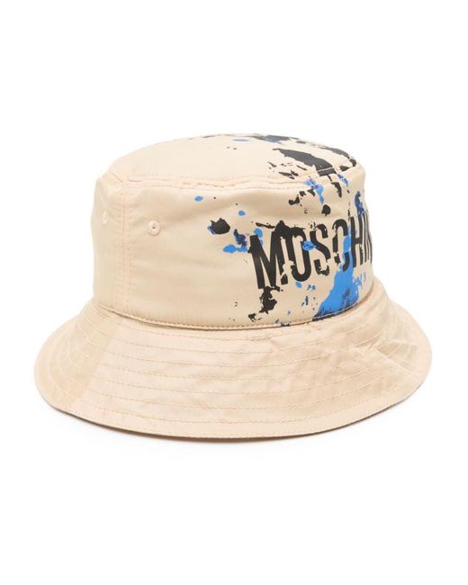 Moschino Natural Hats for men